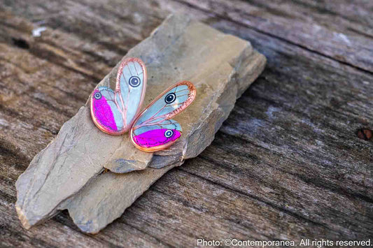 Pointed Half Butterfly M Pink Blush