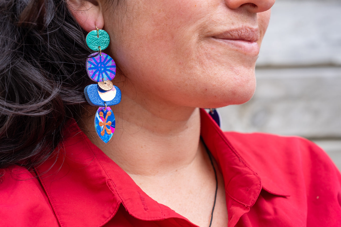 Sky Goddess Arianrhod earrings