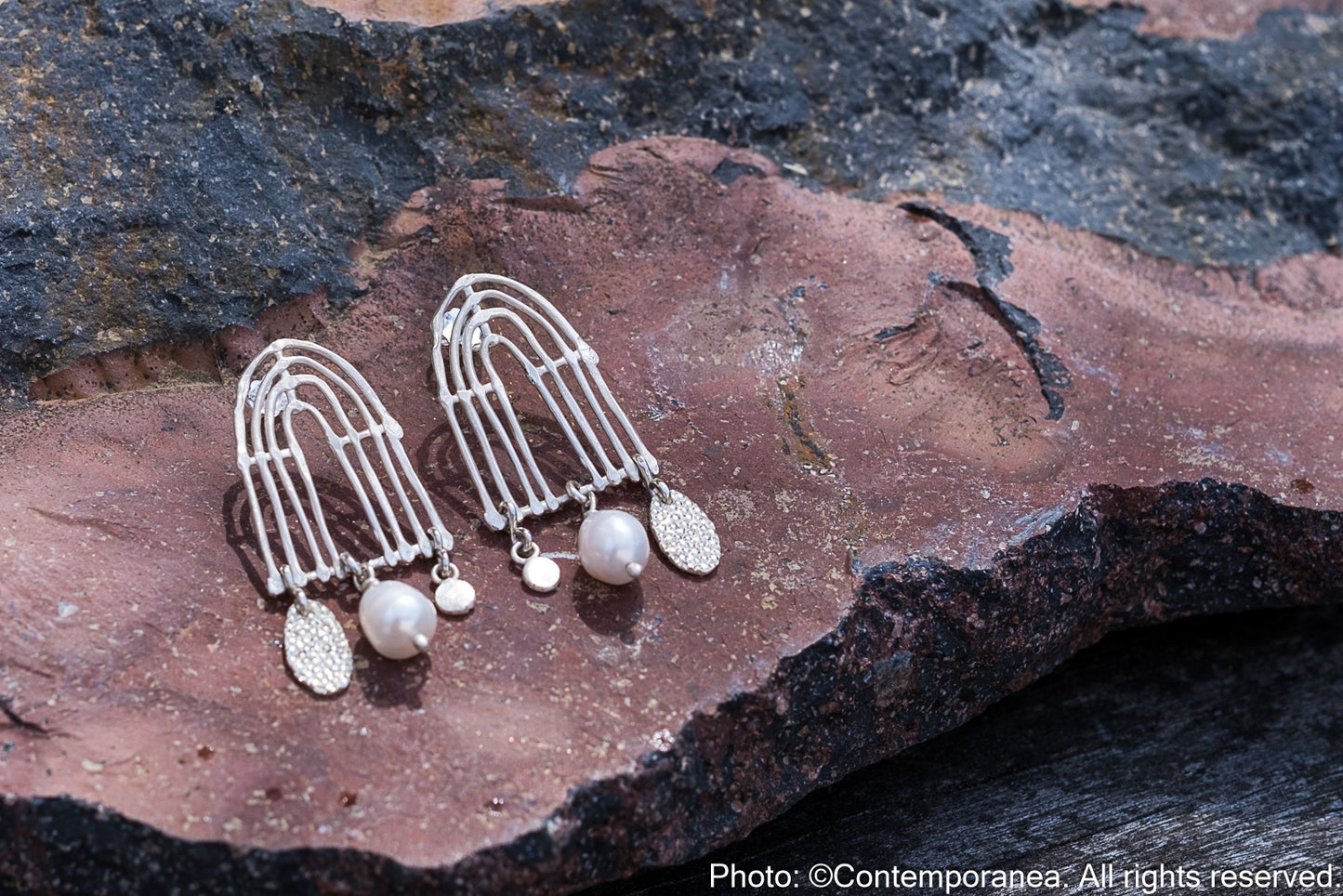 Muisca Pearl earrings