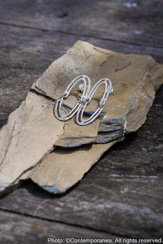 Reflejo earrings in Silver