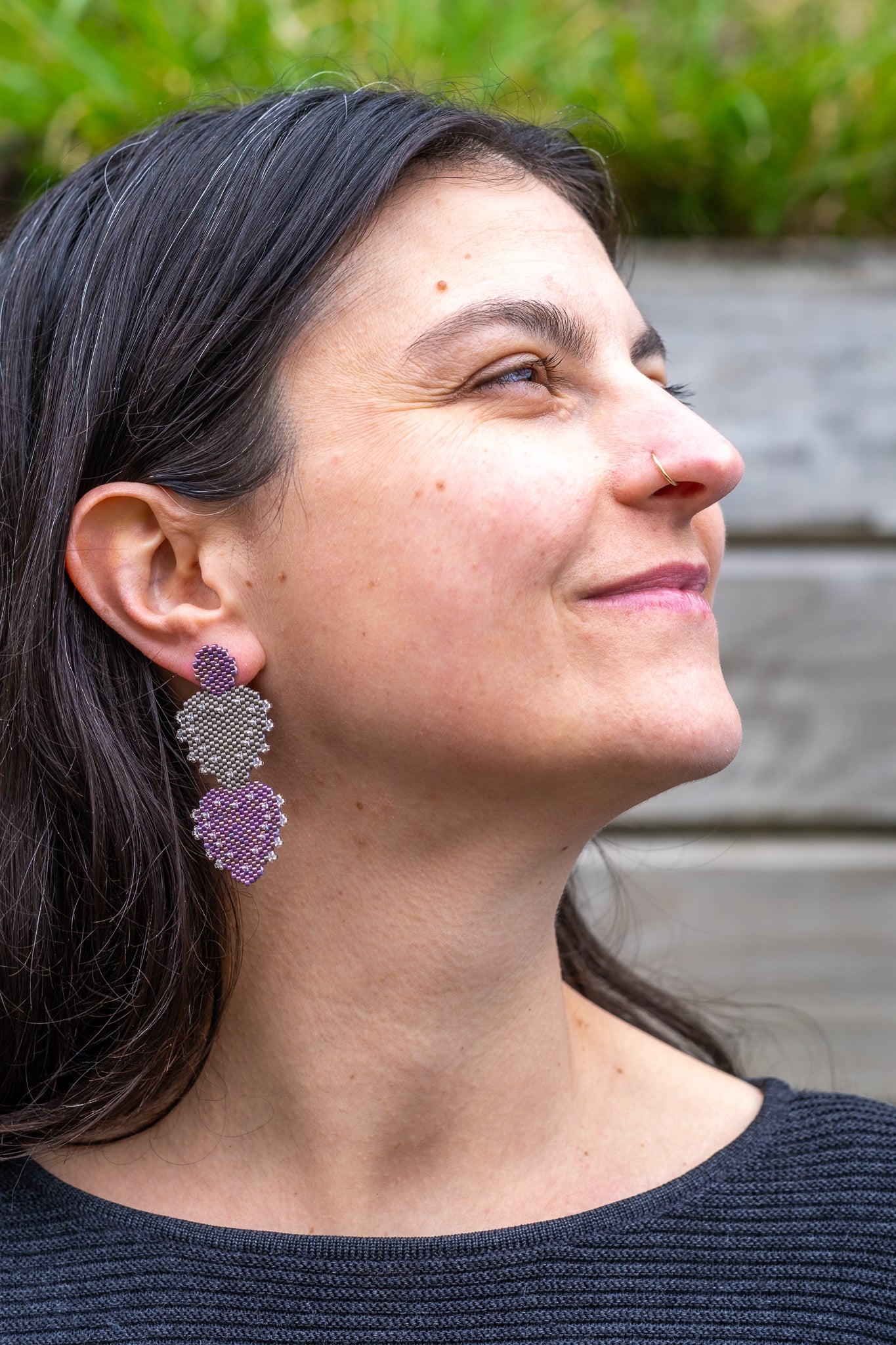 Corazones double - purple