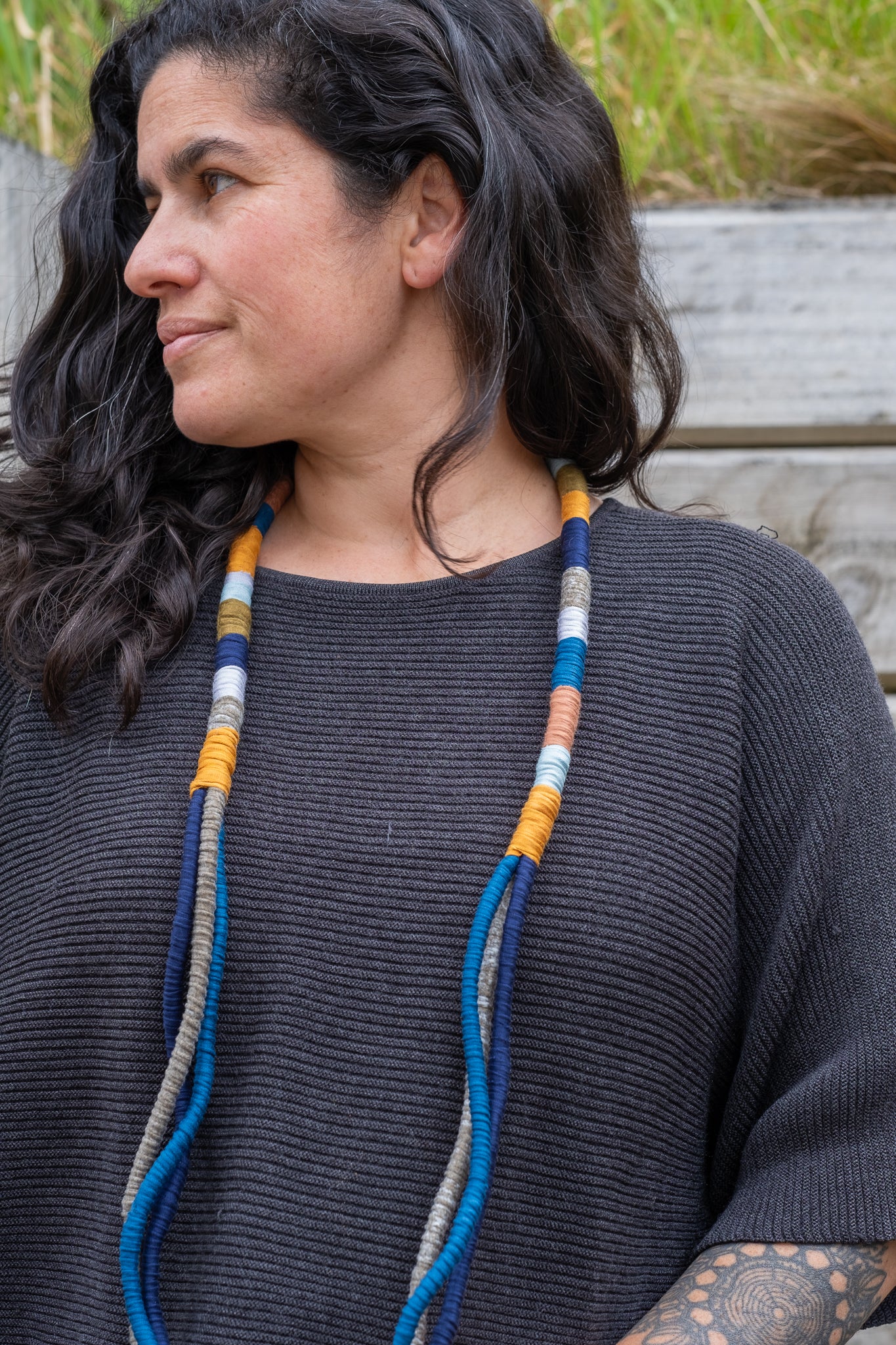 Flexible necklace - Land