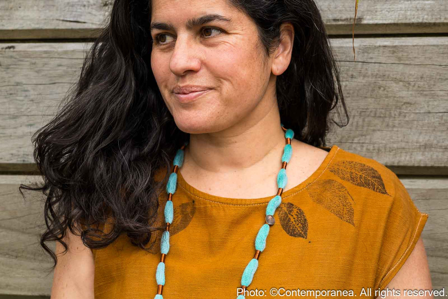 Relato Necklace - Turquoise and copper