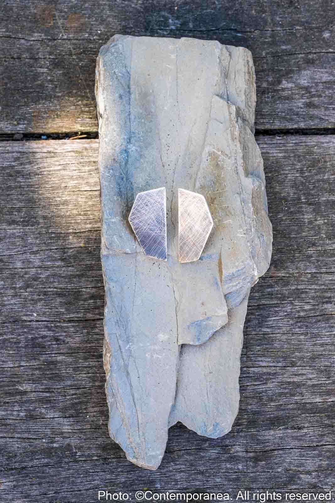 Penta Basic PentaHexa - Silver earrings
