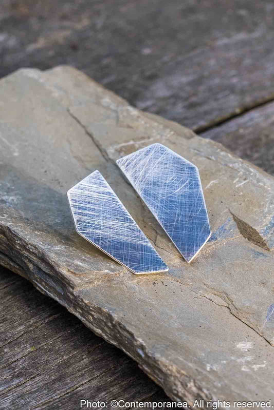 Penta Basic PentaHexa - Silver earrings