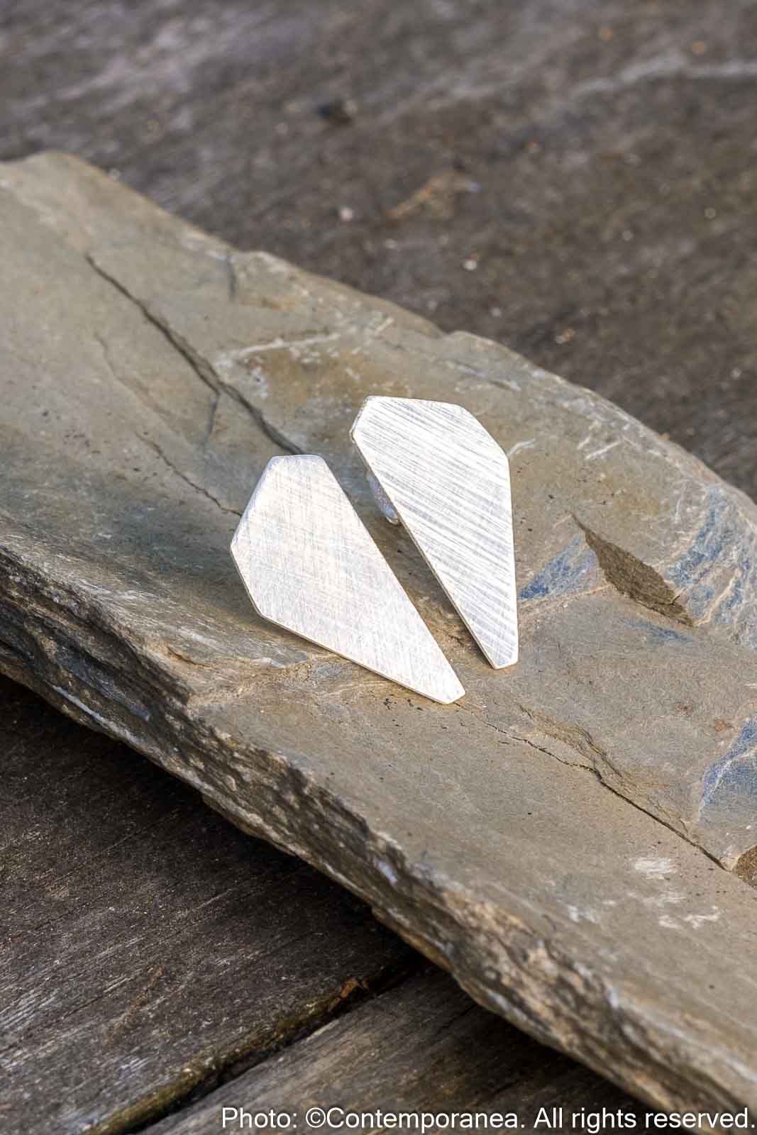 Hexa Basic PentaHexa - Silver earrings