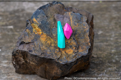 Pepitas Duo 1 - Turquoise and Pink