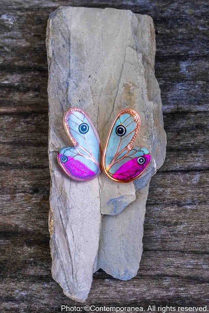Pointed Half Butterfly M Pink Blush