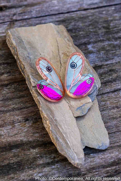 Pointed Half Butterfly M Pink Blush