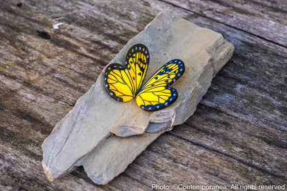 Pointed Half Butterfly M Yellow