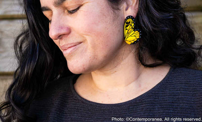Pointed Half Butterfly M Yellow
