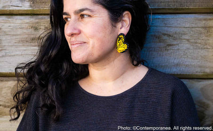 Pointed Half Butterfly M Yellow