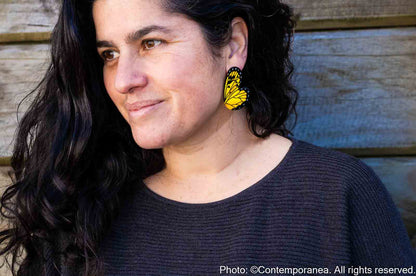 Pointed Half Butterfly M Yellow