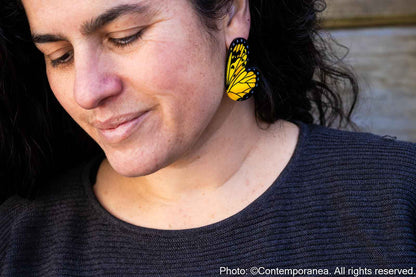 Pointed Half Butterfly M Yellow
