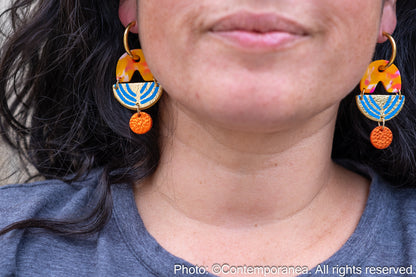 Chandelier - Golden Rays earrings