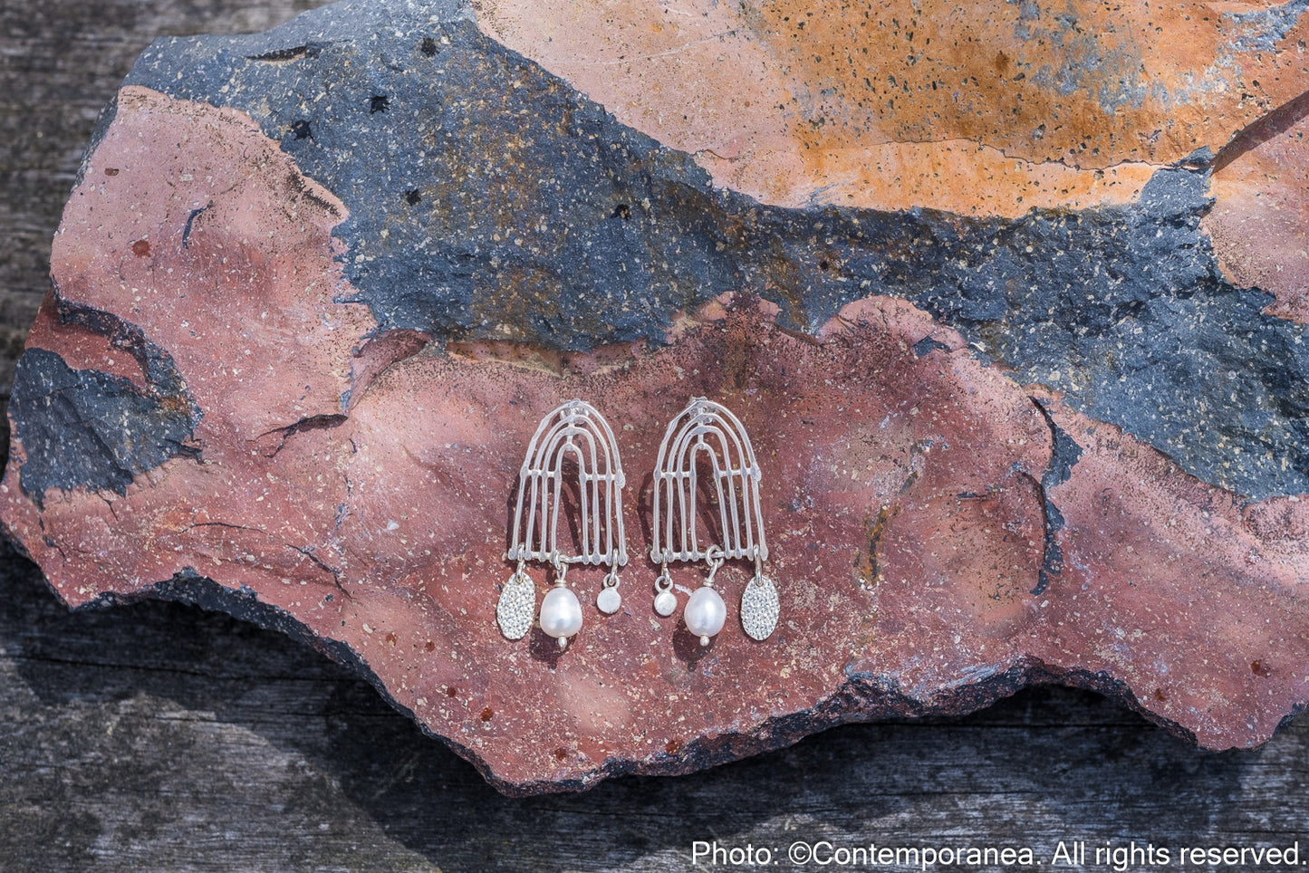 Muisca Pearl earrings