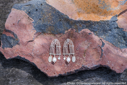 Muisca Pearl earrings