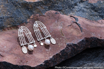 Muisca Pearl earrings