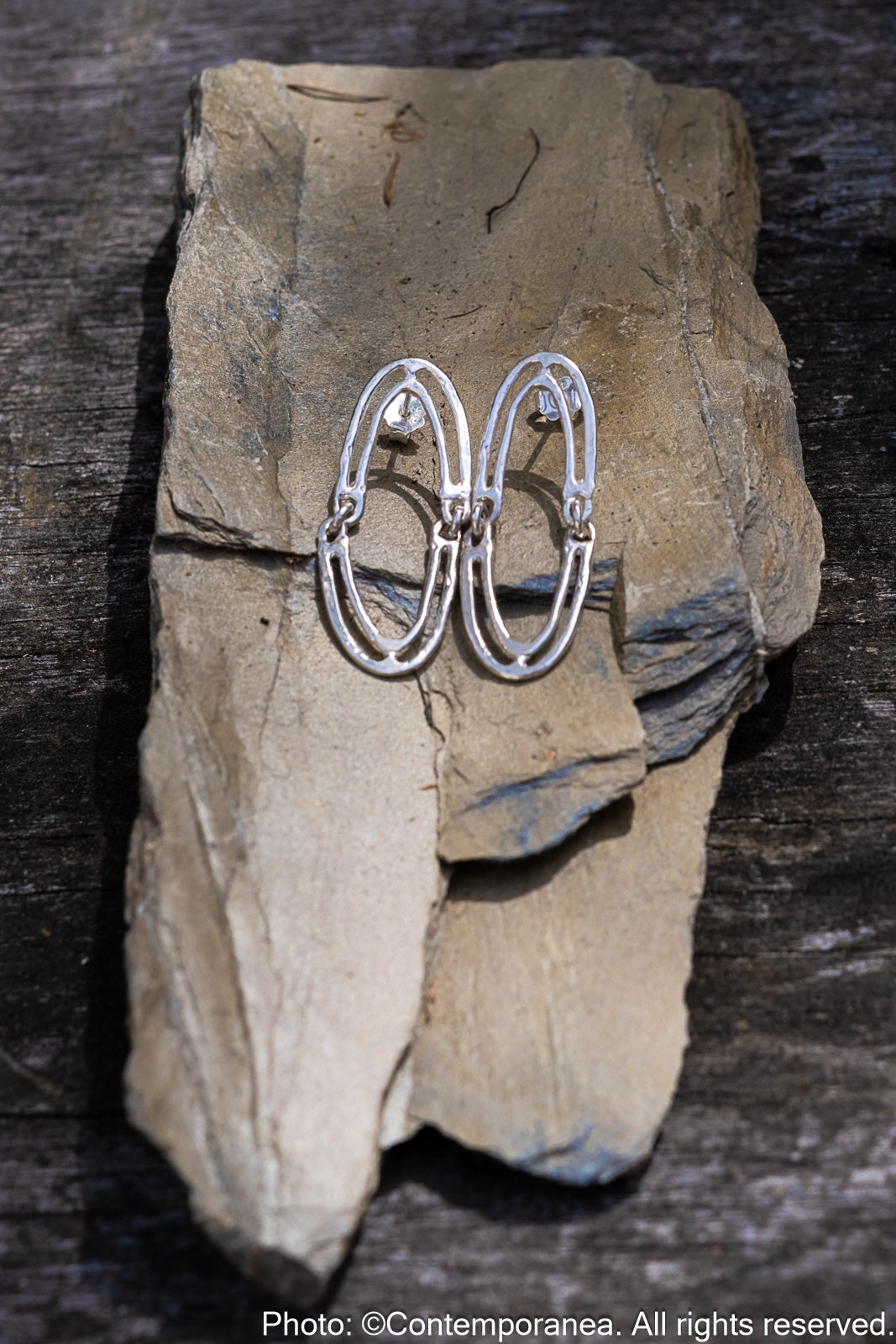 Reflejo earrings in Silver