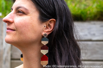 Rosarito - red gold and green