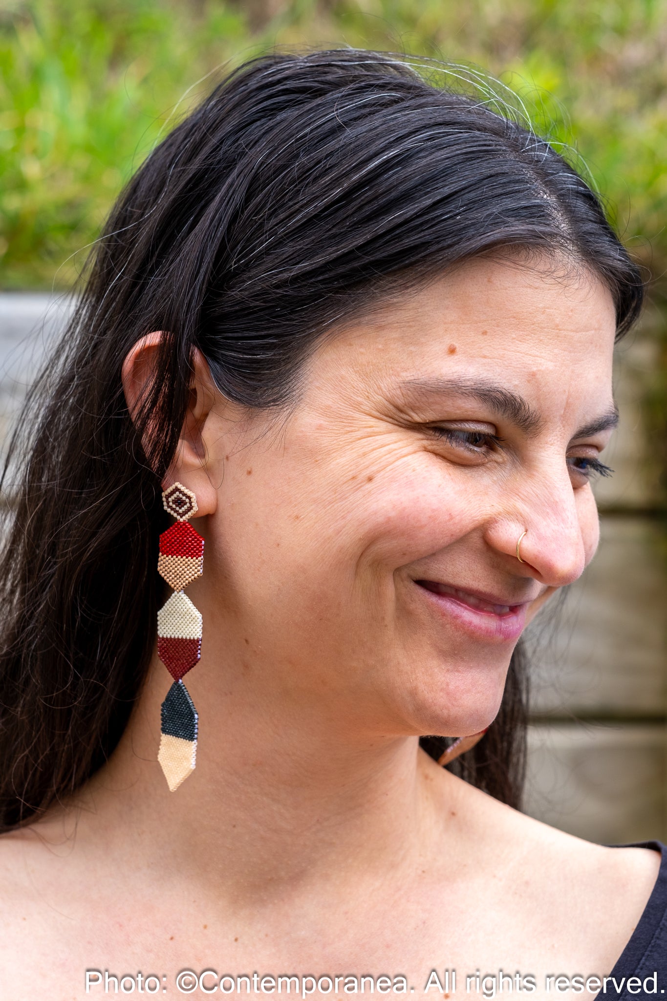 Rosarito - red gold and green