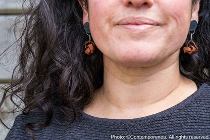 Nudo Earrings in copper