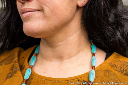 Relato Necklace - Turquoise and copper