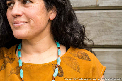 Relato Necklace - Turquoise and copper