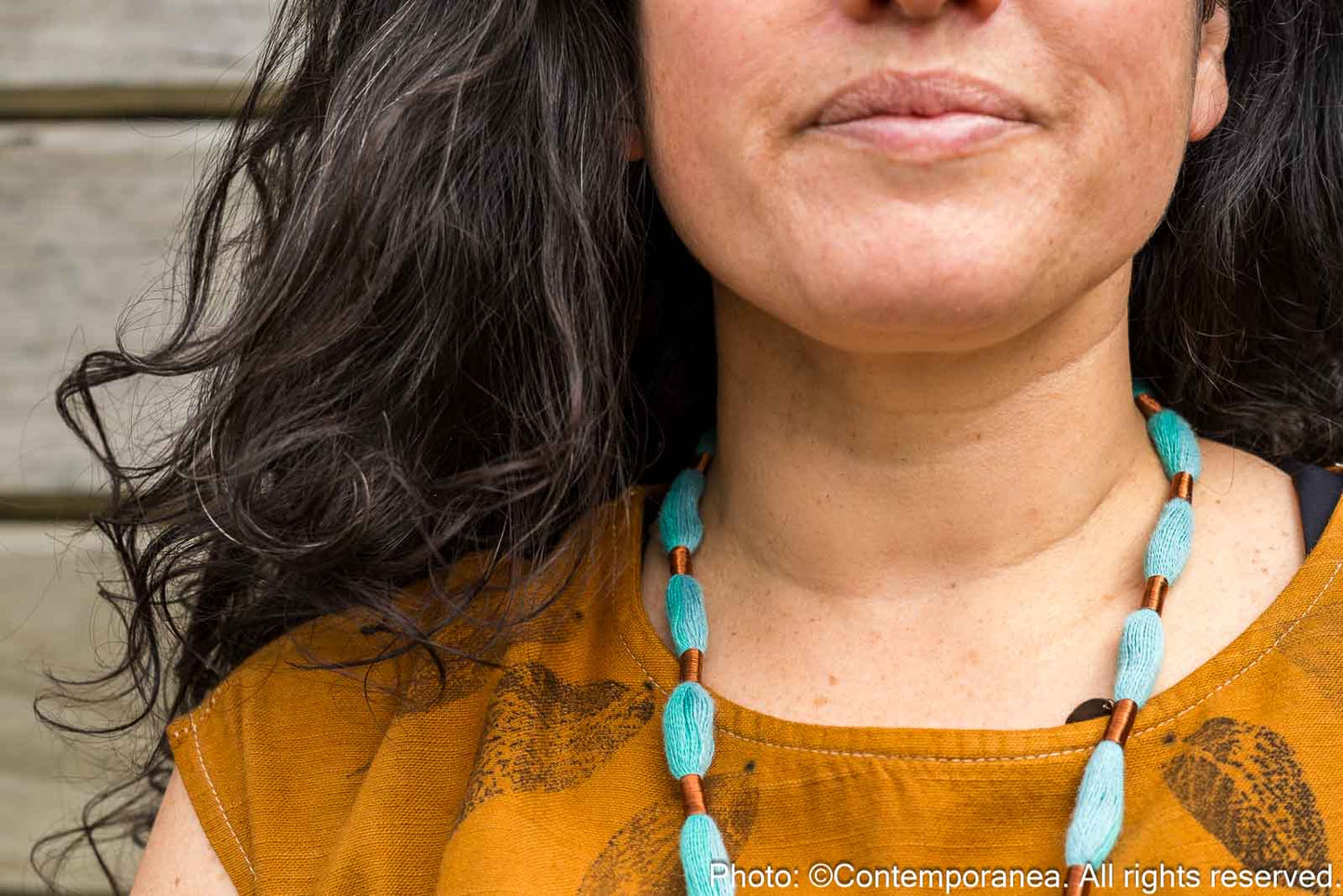 Relato Necklace - Turquoise and copper
