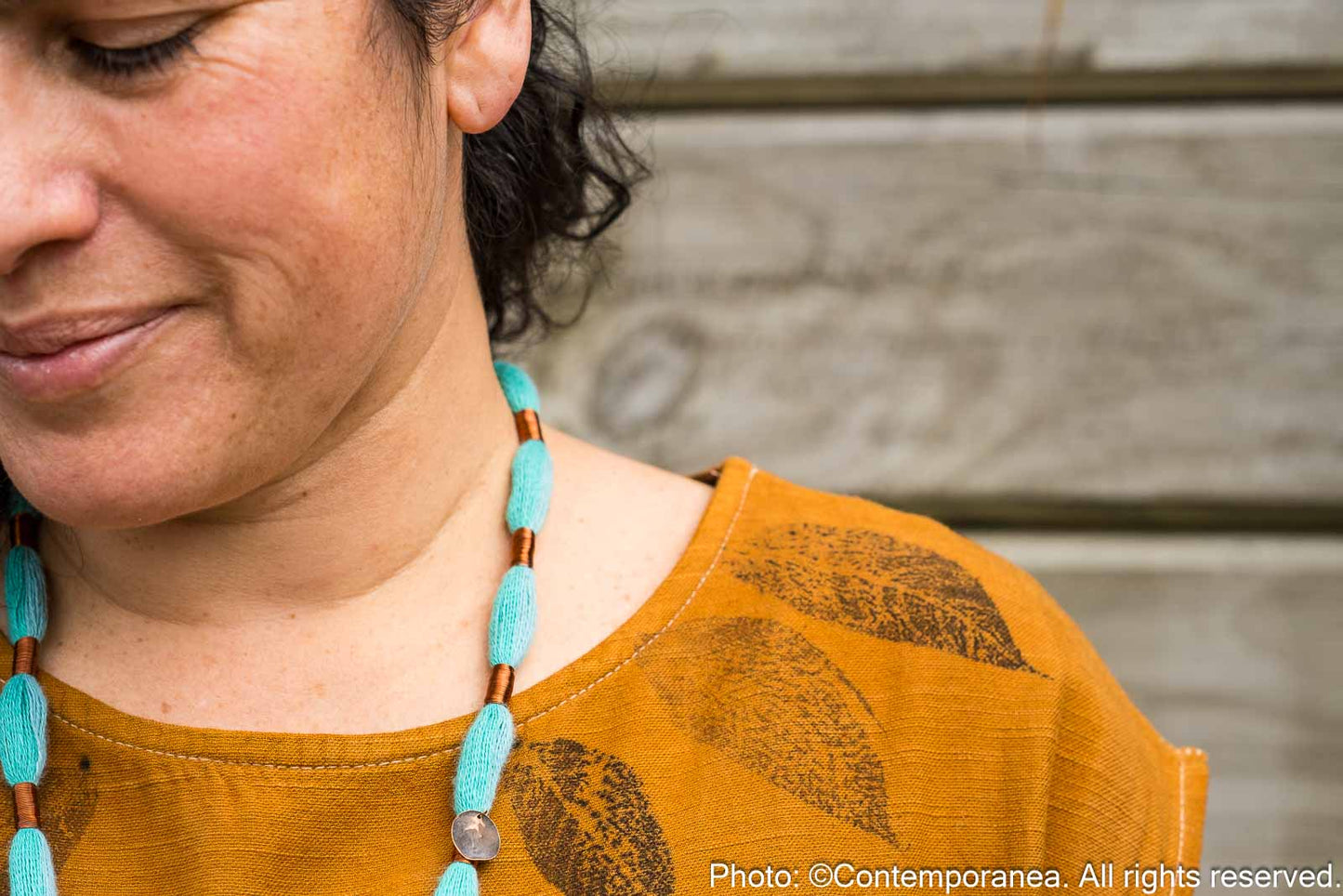Relato Necklace - Turquoise and copper
