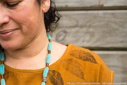 Relato Necklace - Turquoise and copper