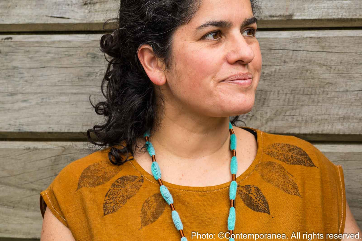 Relato Necklace - Turquoise and copper