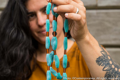 Relato Necklace - Turquoise and copper