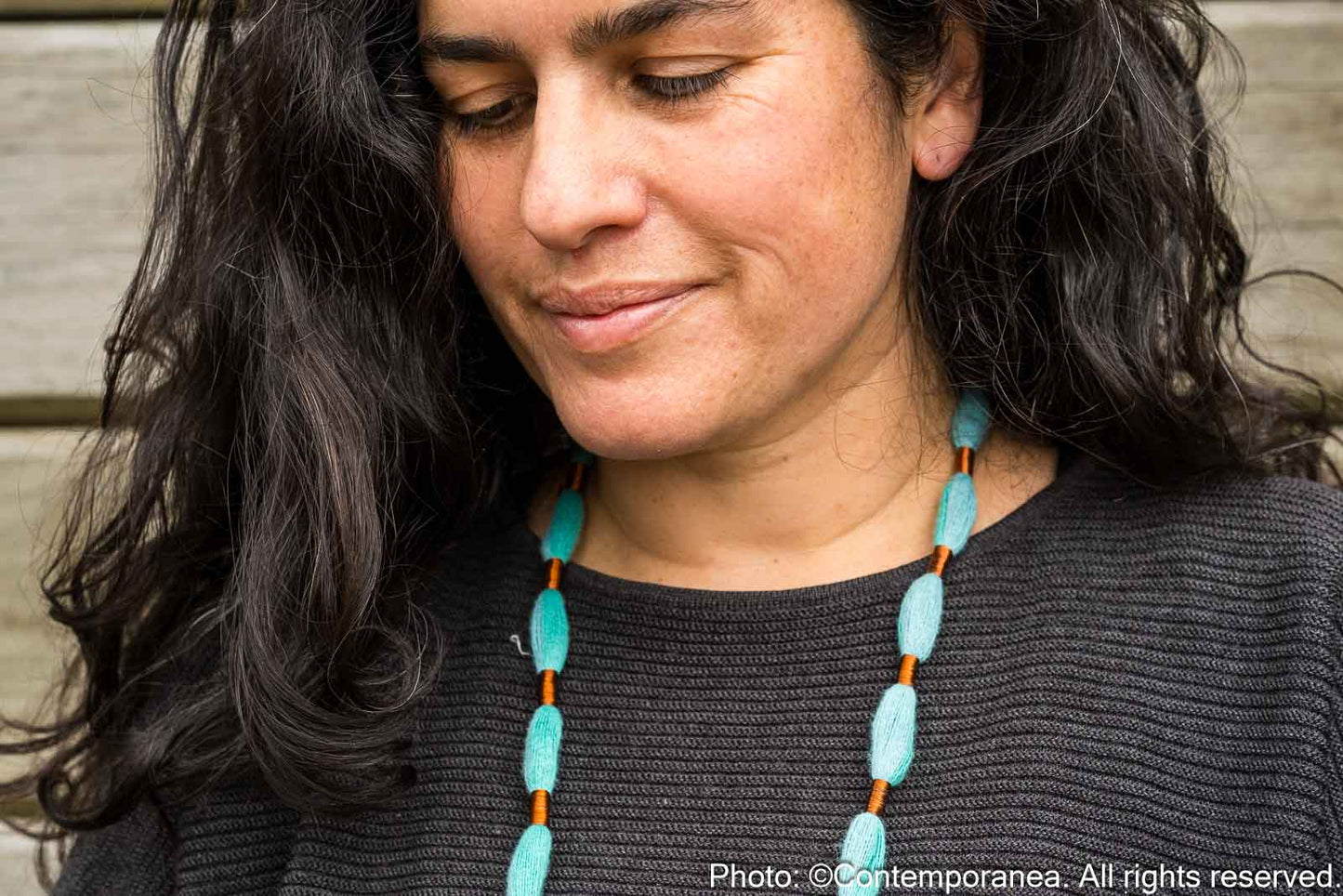 Relato Necklace - Turquoise and copper